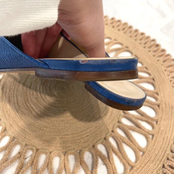 TOD’S Women’s Kate Chain Loafer Mules Capri Blue Size EU 36.5 - Picture 9 of 15